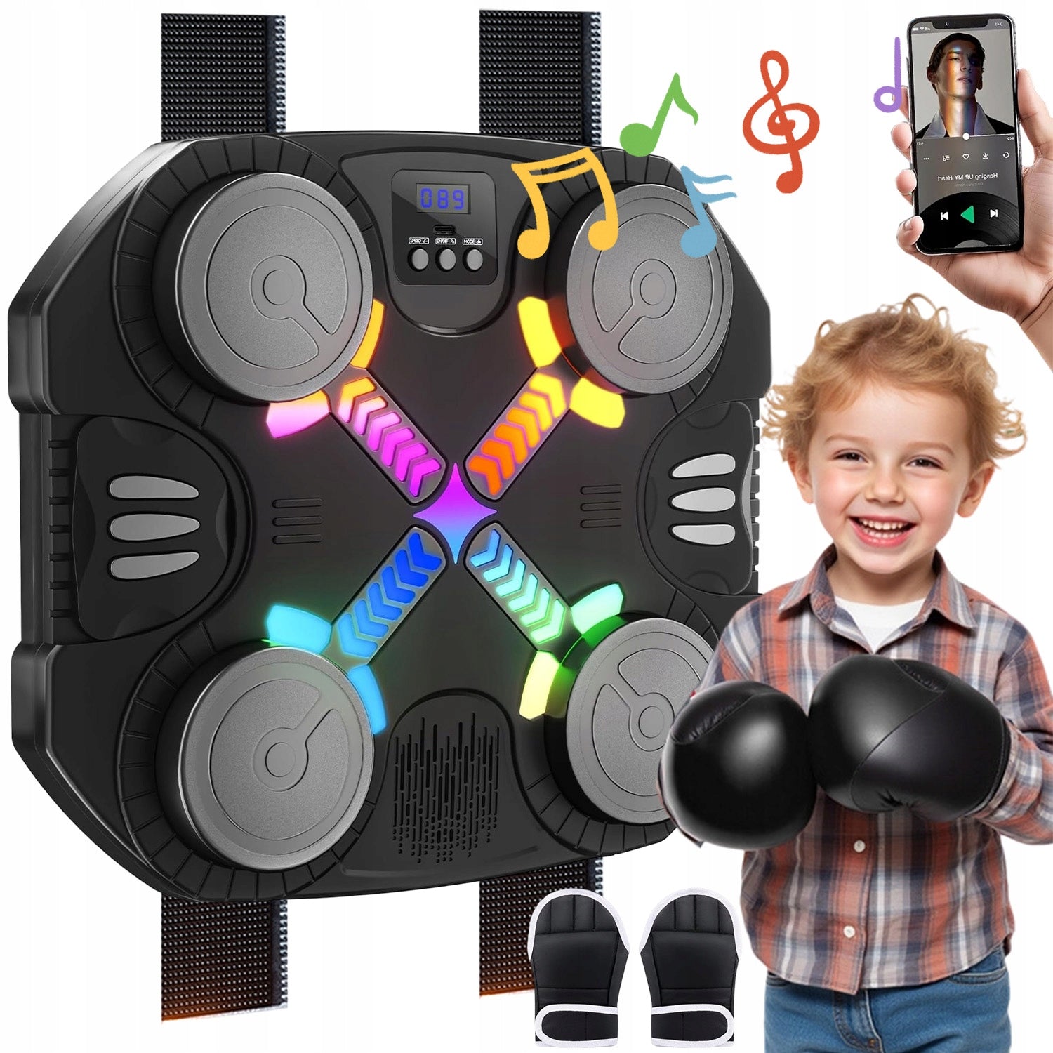 Muzikinis bokso treniruoklis – Kalėdinė dovana vaikams