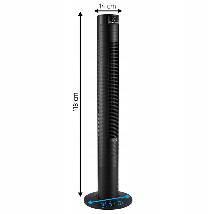 Koloninis ventiliatorius „Yoer Spiro TF03BK“, 118 cm – nuotrauka 2