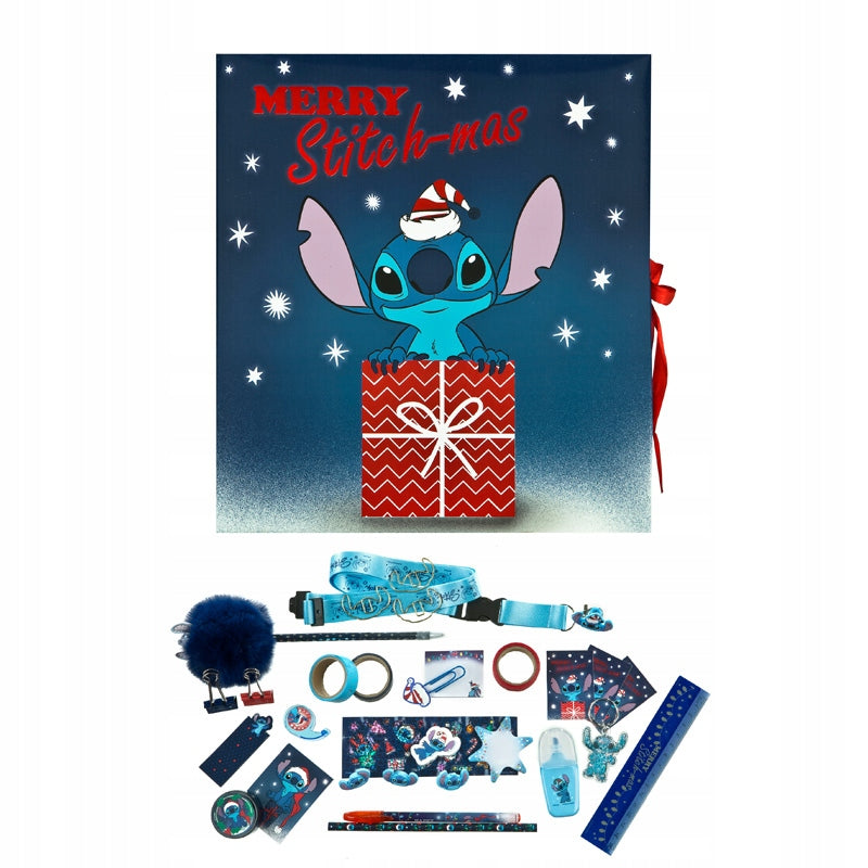 Advento kalendorius Stitch ir Angel Deluxe 2025 su aksesuarais – 24 langeliai