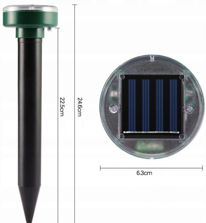 Saulės energija maitinamas stiprus kenkėjų atbaidymo prietaisas Repellent