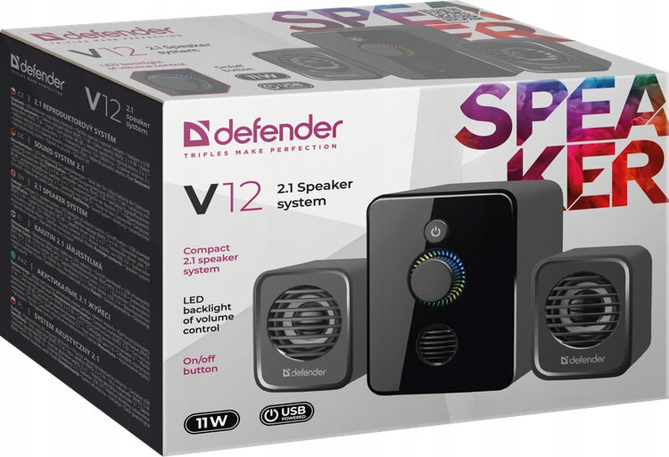 Kompiuterio kolonėlės „Defender V12“, 2.1