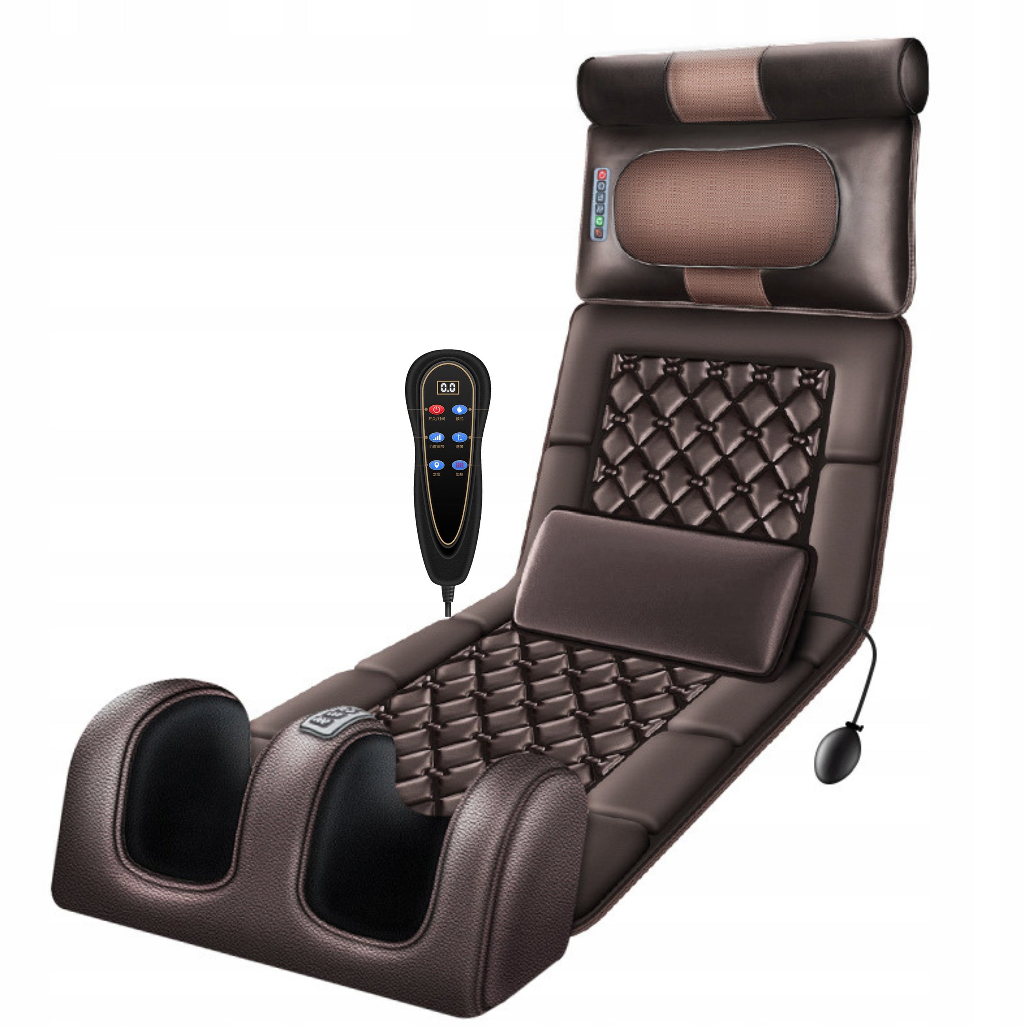 Šildomas masažo kilimėlis 126 cm – nugarai, kojoms ir stuburui