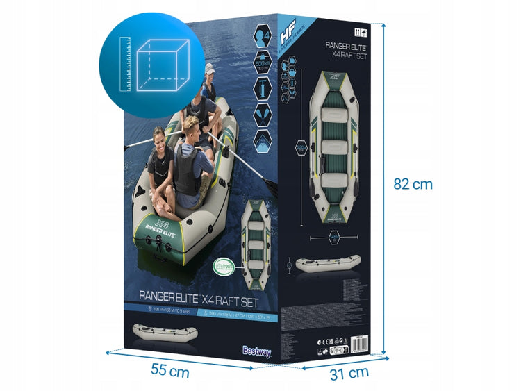 Pripučiama valtis „Bestway Ranger Elite X4 65157“ – nuotrauka 6