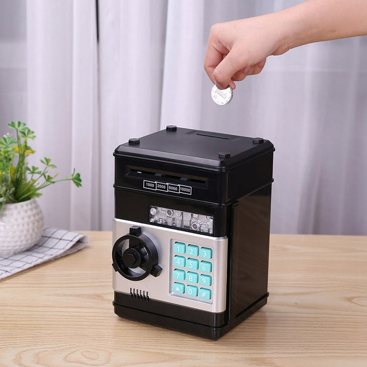 Elektroninė taupyklė su PIN kodu, juoda