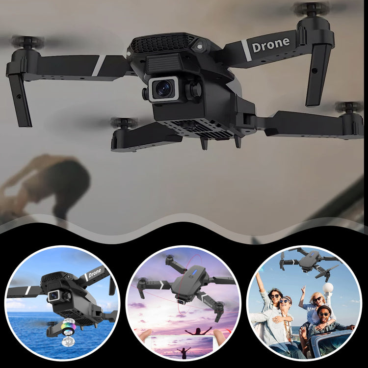Dronas „E95 Pro“ su 2 Wi-Fi kameromis