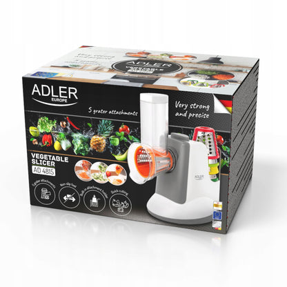 Elektrinė daržovių pjaustyklė / tarka Adler 5in1 – 150W galia