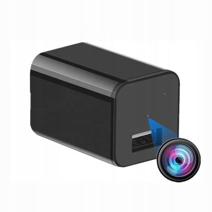 USB įkroviklis su paslėpta slapta kamera – mini stebėjimo prietaisas