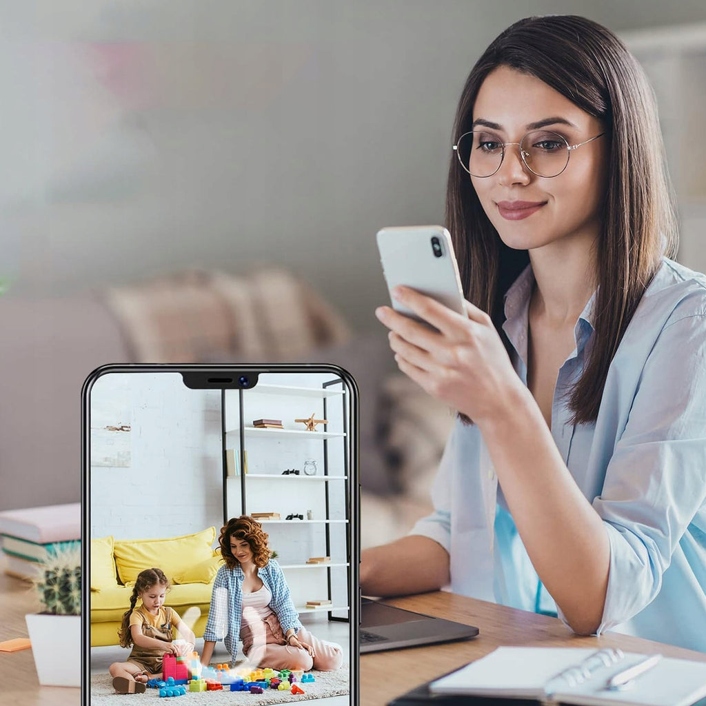 Mini slapta kamera 1080P HD SMART 4K WIFI su judesio aptikimu