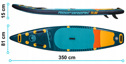 Irklentė - SUP lenta Neo-Sport 170101 350 cm Reefbreak