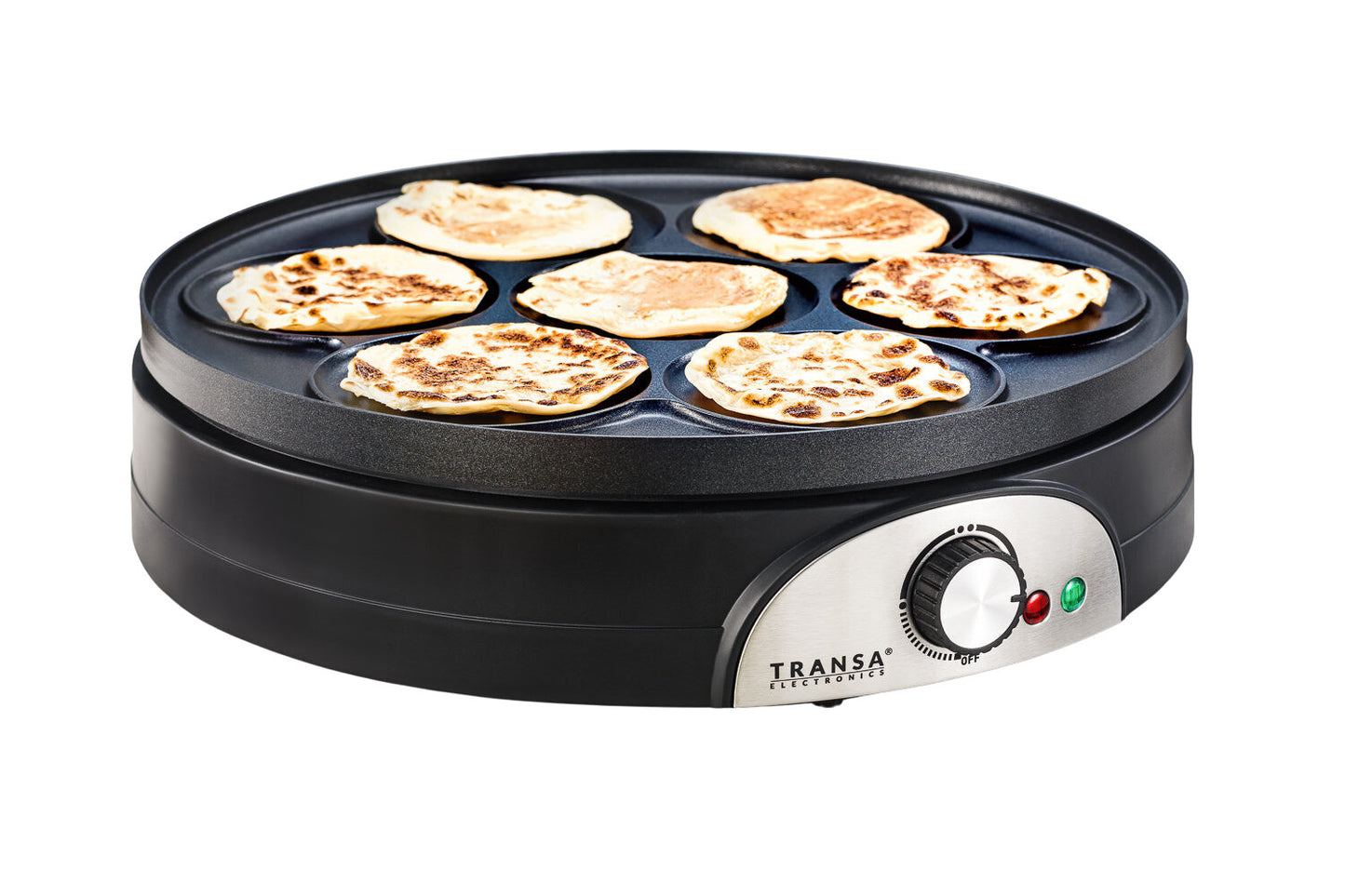 Didelė dvipusė blynų keptuvė 2in1 DualPancake XXXL Transa Electronics, 1500 W