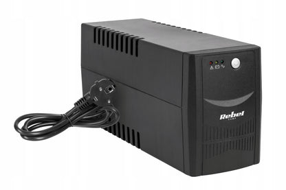 Nepertraukiamo maitinimo šaltinis (UPS) REBEL Micropower 600VA / 360W – patikima apsauga nuo netikėto elektros dingimo
