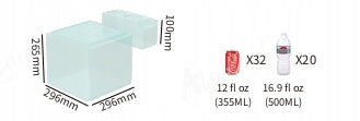 Kompresorinis turistinis šaldytuvas AISBERG LP25 23L -20°C/+20°C 12/24/230v