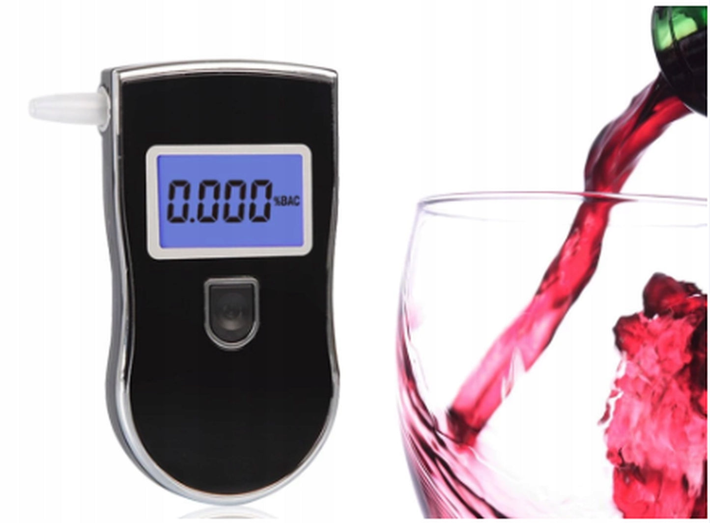 Alkotesteris ZENWIRE AT-818 su 5 antgaliais ir dėklu