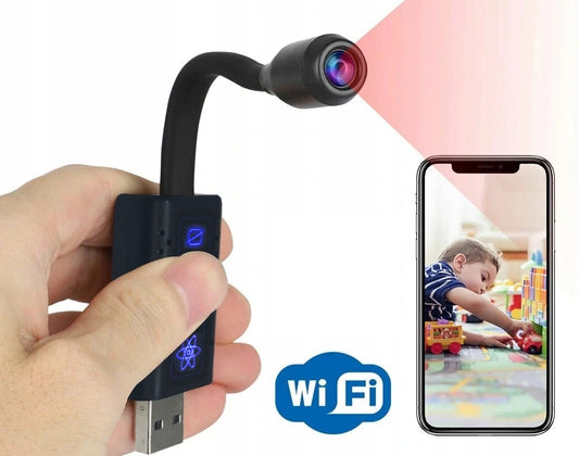 WiFi Slapta Kamera draVires IP Mini USB + Lipdukas