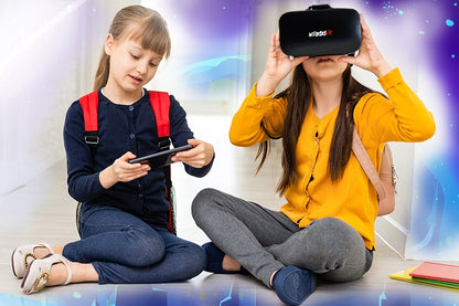 VR V6 PREMIUM 3D akiniai vaikams ir suaugusiems – pasinerkite į virtualų pasaulį!