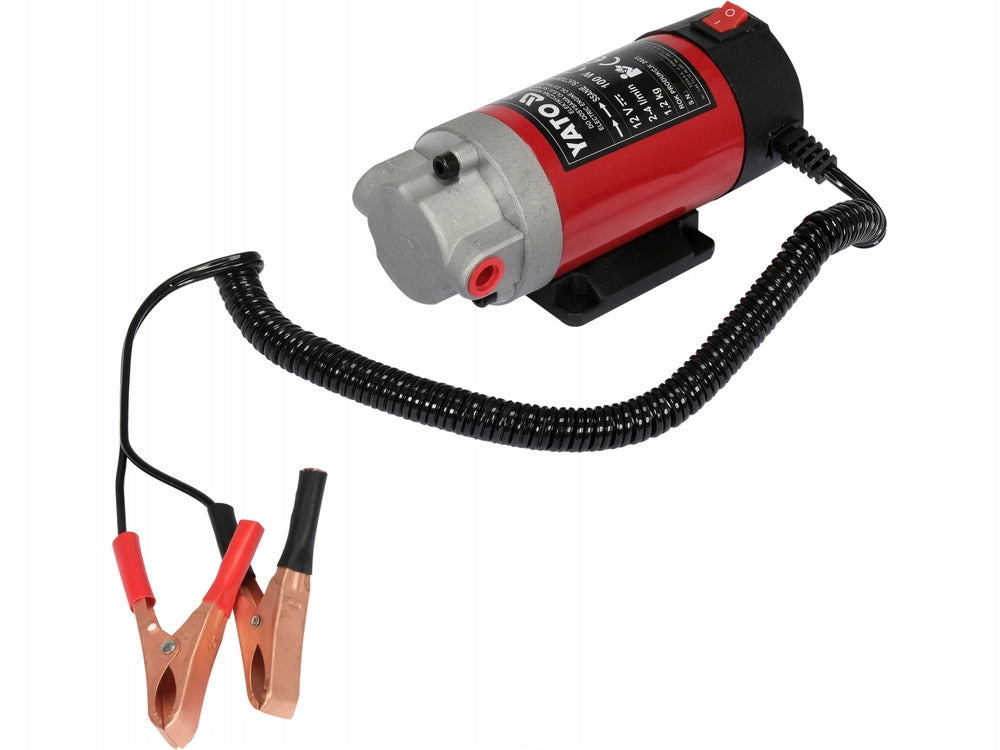 Elektrinis 12V siurblys variklio alyvos išsiurbimui YATO