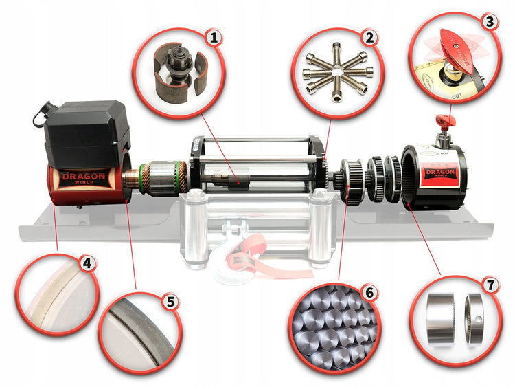 Elektrinė gervė „Dragon Winch DWM13000HD“