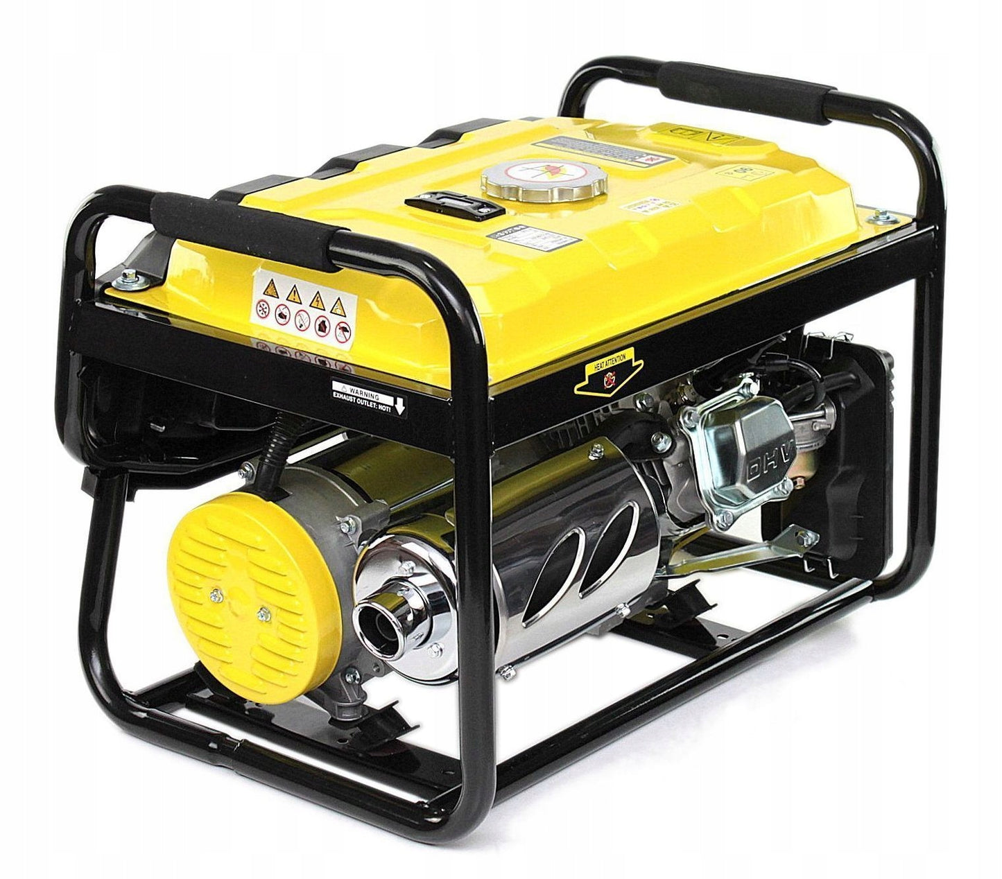 Benzininis elektros generatorius 3500 W, 230 V, 7 AG, AVR, LCD ekranas Kraft&Dele KD148