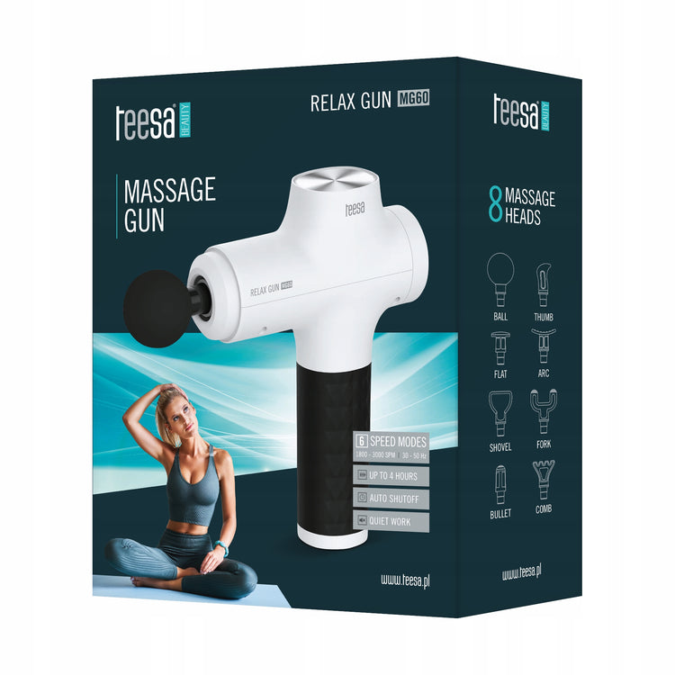 Masažo pistoletas „Teesa Relax Gun MG60“ – nuotrauka 11