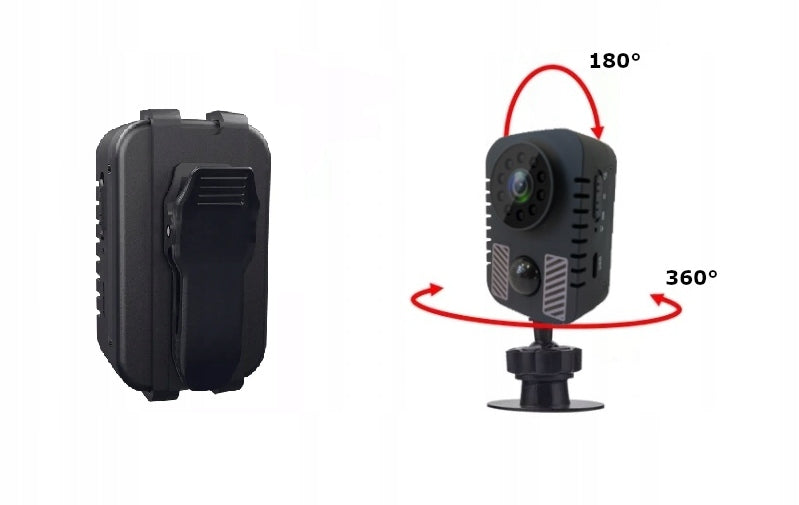 Mini šnipinėjimo kamera su judesio aptikimu ir baterija Full HD