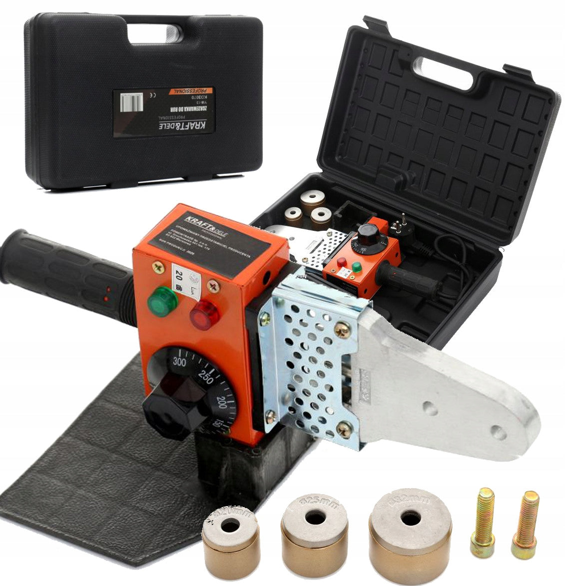 PVC vamzdžių suvirinimo aparatas 2800W / 230V Kraft&Dele KD3070