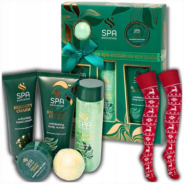 Kalėdinis SPA rinkinys moterims – kosmetikos ir kūno priežiūros dovanų rinkinys