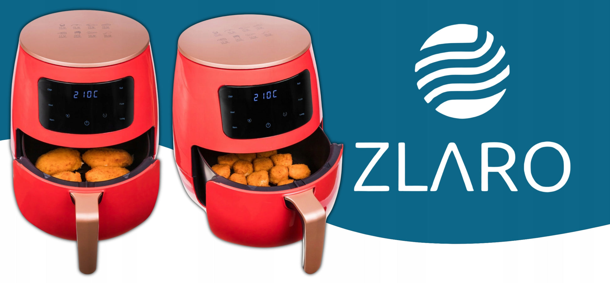 Karšto oro gruzdintuvė Zlaro Air Fryer Oil Free Air Fryer 4,5L 1400W