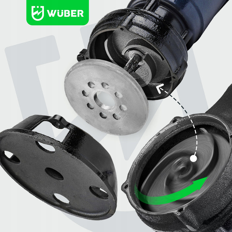 Panardinamas siurblys su smulkintuvu „Wuber“ – nuotrauka 8