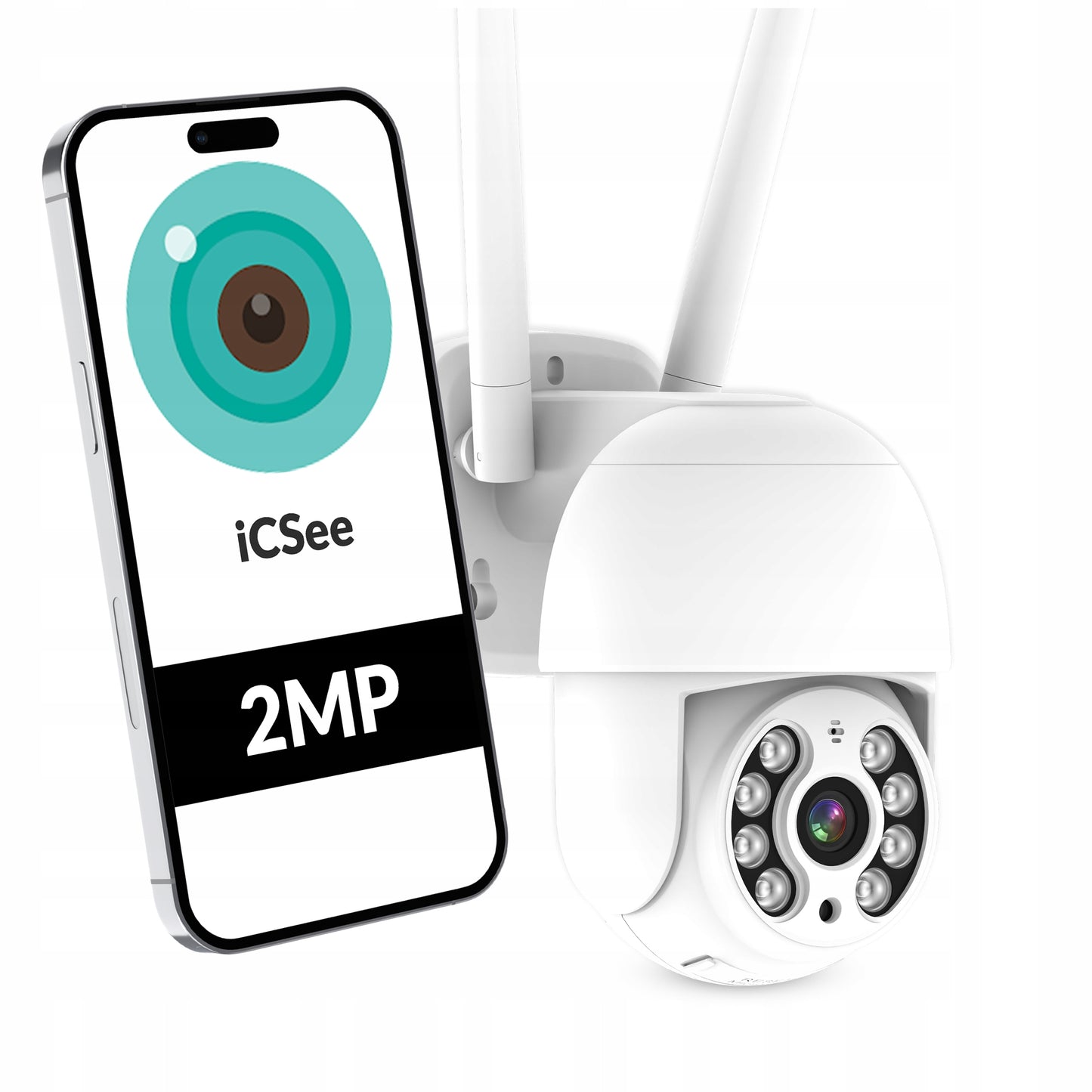 OUTDOOR ROTATING CAMERA BLOW WIFI IP 2MP FullHD AUDIO IP66 ICSEE SMART