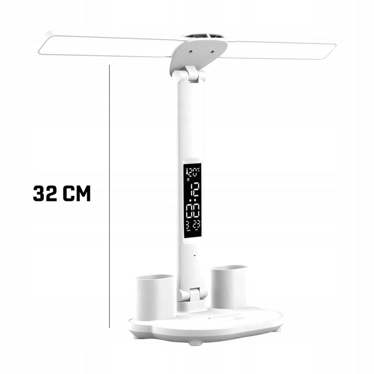 LED stalinė lempa su organizatoriumi ir LCD