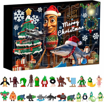 Advento kalendorius Brainrot Sahur Tralalero vaikams – 24 dienos staigmenų