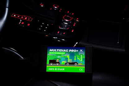 Diagnostinis įrenginys automobiliams ir sunkvežimiams MULTIDIAG PRO+ ELITE 2025