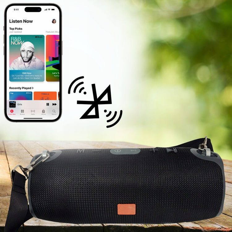 Nešiojama Bluetooth kolonėlė „Boombox“, 40 W – nuotrauka 12