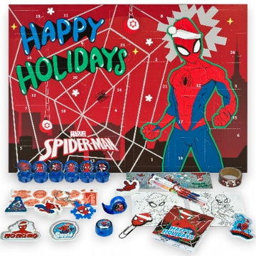 Advento kalendorius „SPIDERMAN“ vaikams – 24 staigmenos su mėgstamu superherojumi