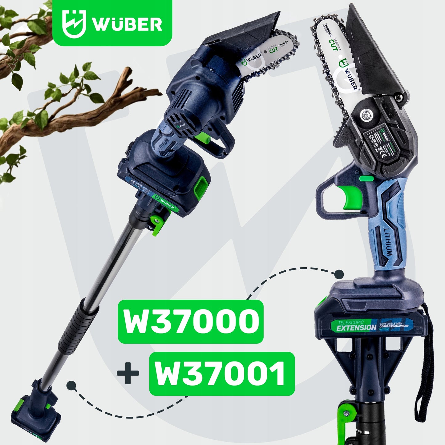 Wuber WR-CCS-21V MINI akumuliatorinis šakų pjūklas 250cm