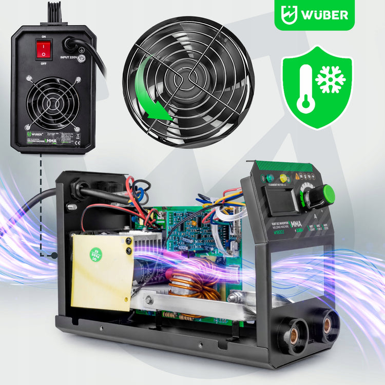 Suvirinimo aparatas „Wuber MMA330A“ – nuotrauka 9