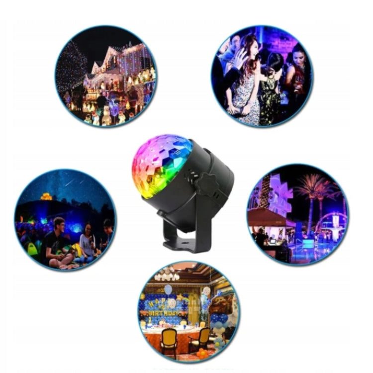 RGB LED diskotekų projektorius su pultu – nuotrauka 5