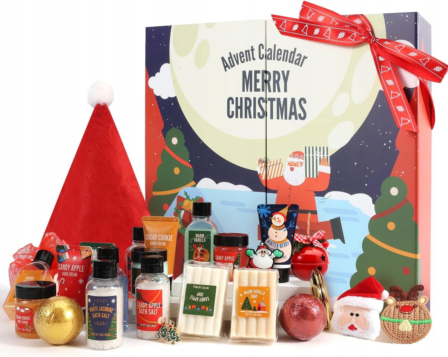 Advento kalendorius Body & Earth 2025 – moterų SPA ir kūno priežiūros rinkinys