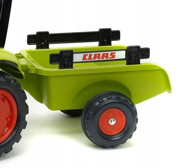 Vaikiškas minamas traktorius su priekaba - Falk Claas Tractor Home Garden Yard Pulls