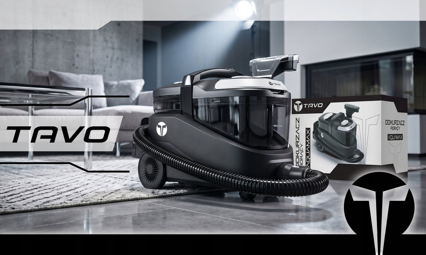 Plaunantis dulkių siurblys su garų valymo funkcija TAVO AQUAMAX 2400 W