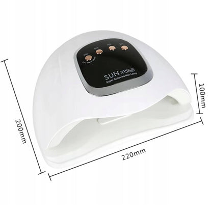 UV/LED nagų lempa SUN X15 MAX – 280 W galia, hibridiniams ir geliniams lakams