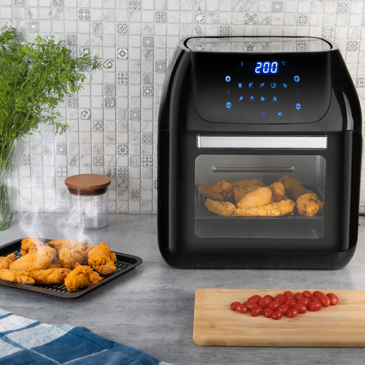 Karšto oro gruzdintuvė Aigostar 12L XXL 1500W