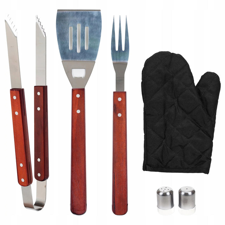 Grilio įrankių rinkinys „GrillGear“, 7 dalys