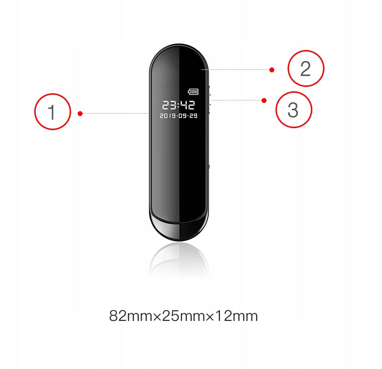 Mini Šnipinėjimo Kamera Full HD USB Atmintinė su Judesio Aptikimu ir Balso Įrašymo Funkcija 256kb/s