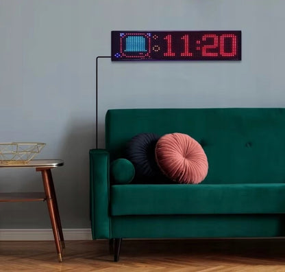 RGB LED Panelė Automobiliams, Sunkvežimiams, TIR Reklamai – 102x348mm