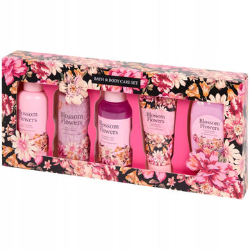 Blossom Flowers vonios ir kūno priežiūros rinkinys, 5 dalys