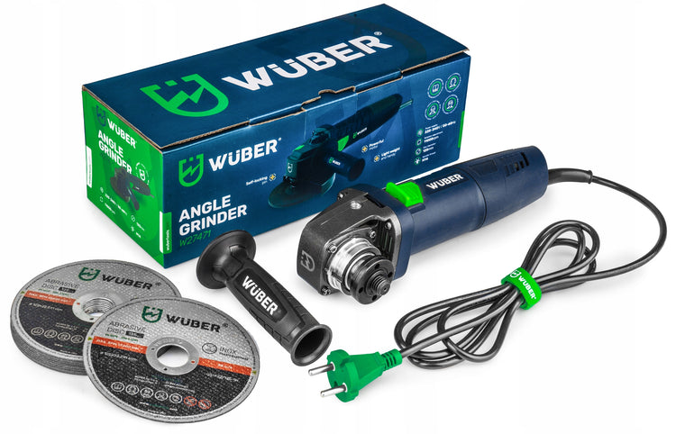 Kampinis šlifuoklis „Wuber“, 125 mm, su 10 diskų – nuotrauka 5