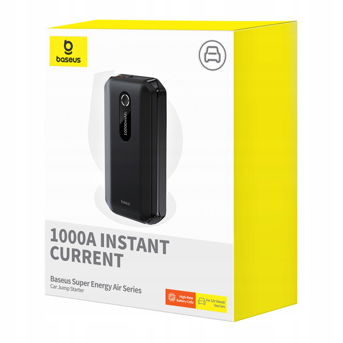 Automobilio užvedimo įrenginys ir Powerbankas - BASEUS Jump Starter Booster 10000mAh 1000A