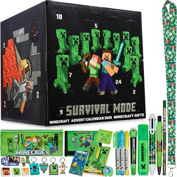Advento kalendorius Minecraft 2025 – 24 dienos staigmenų žaidimų gerbėjams