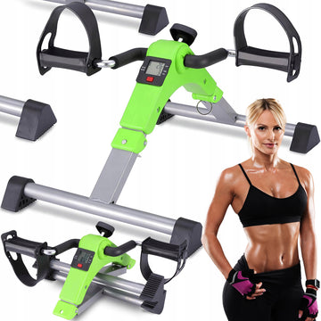 Sulankstomas reabilitacinis minamas treniruoklis su LCD ekranu – kompaktiškas būdas rūpintis savo forma namuose